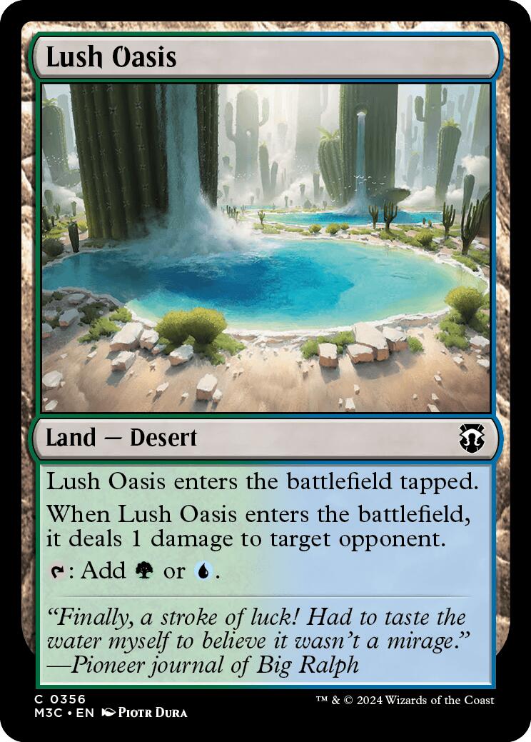 Lush Oasis [Modern Horizons 3 Commander] | Mindsight Gaming