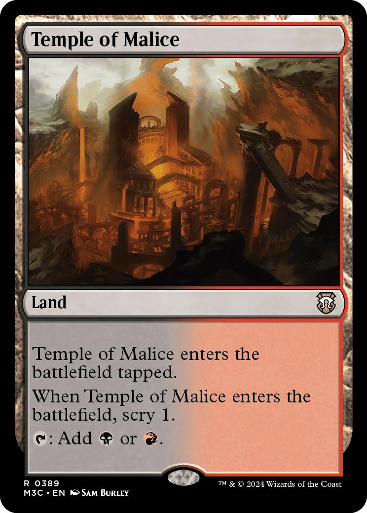 Temple of Malice [Modern Horizons 3 Commander] | Mindsight Gaming