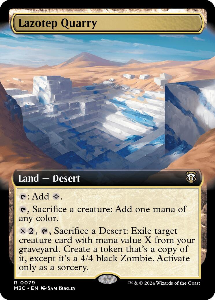 Lazotep Quarry (Extended Art) (Ripple Foil) [Modern Horizons 3 Commander] | Mindsight Gaming