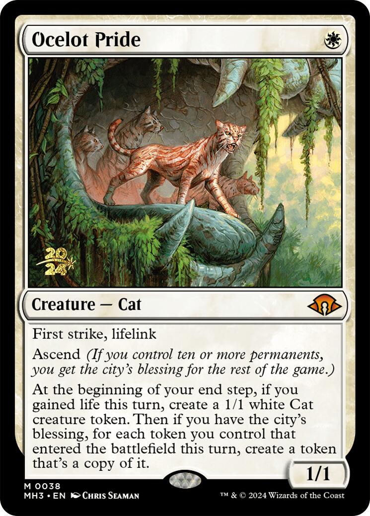 Ocelot Pride [Modern Horizons 3 Prerelease Promos] | Mindsight Gaming