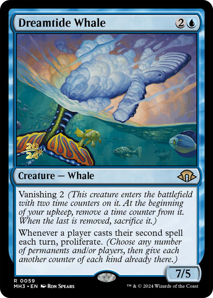 Dreamtide Whale [Modern Horizons 3 Prerelease Promos] | Mindsight Gaming