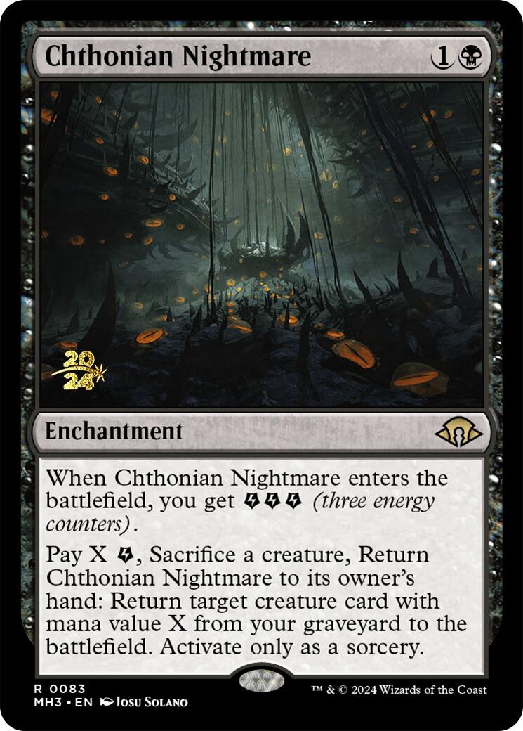 Chthonian Nightmare [Modern Horizons 3 Prerelease Promos] | Mindsight Gaming