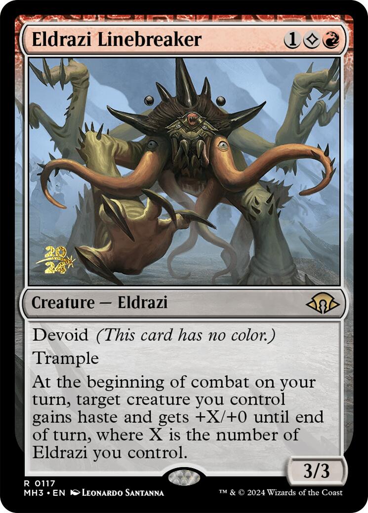 Eldrazi Linebreaker [Modern Horizons 3 Prerelease Promos] | Mindsight Gaming