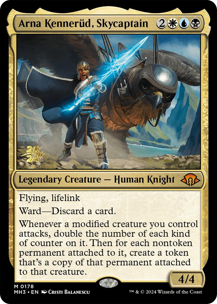 Arna Kennerud, Skycaptain [Modern Horizons 3 Prerelease Promos] | Mindsight Gaming