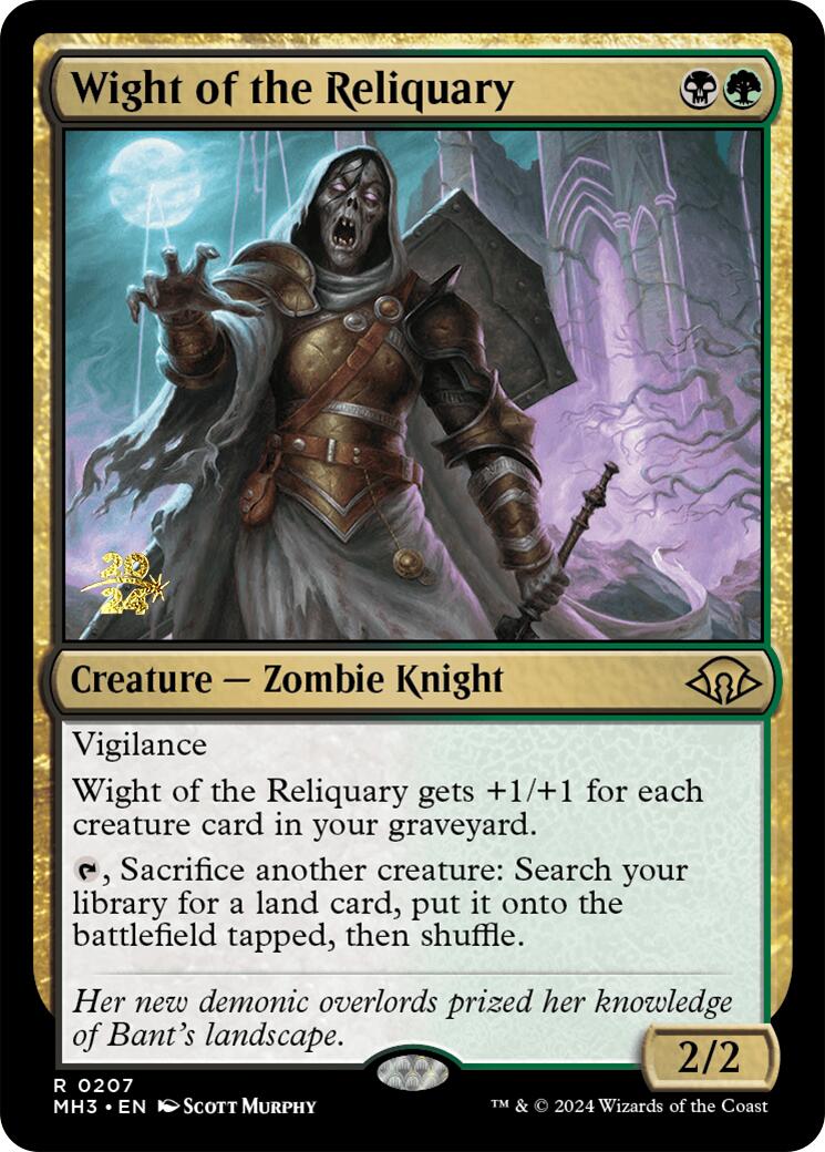 Wight of the Reliquary [Modern Horizons 3 Prerelease Promos] | Mindsight Gaming