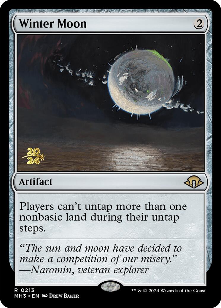 Winter Moon [Modern Horizons 3 Prerelease Promos] | Mindsight Gaming