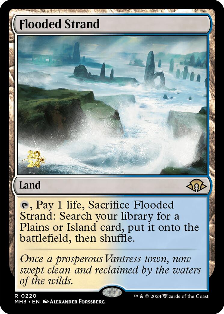 Flooded Strand [Modern Horizons 3 Prerelease Promos] | Mindsight Gaming