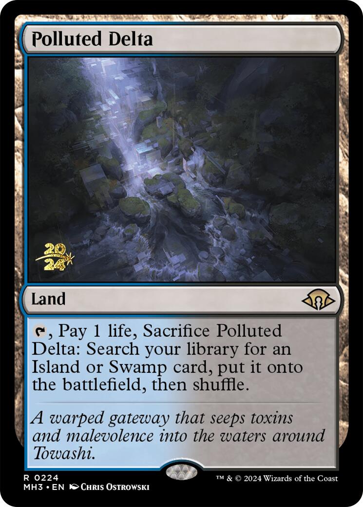 Polluted Delta [Modern Horizons 3 Prerelease Promos] | Mindsight Gaming