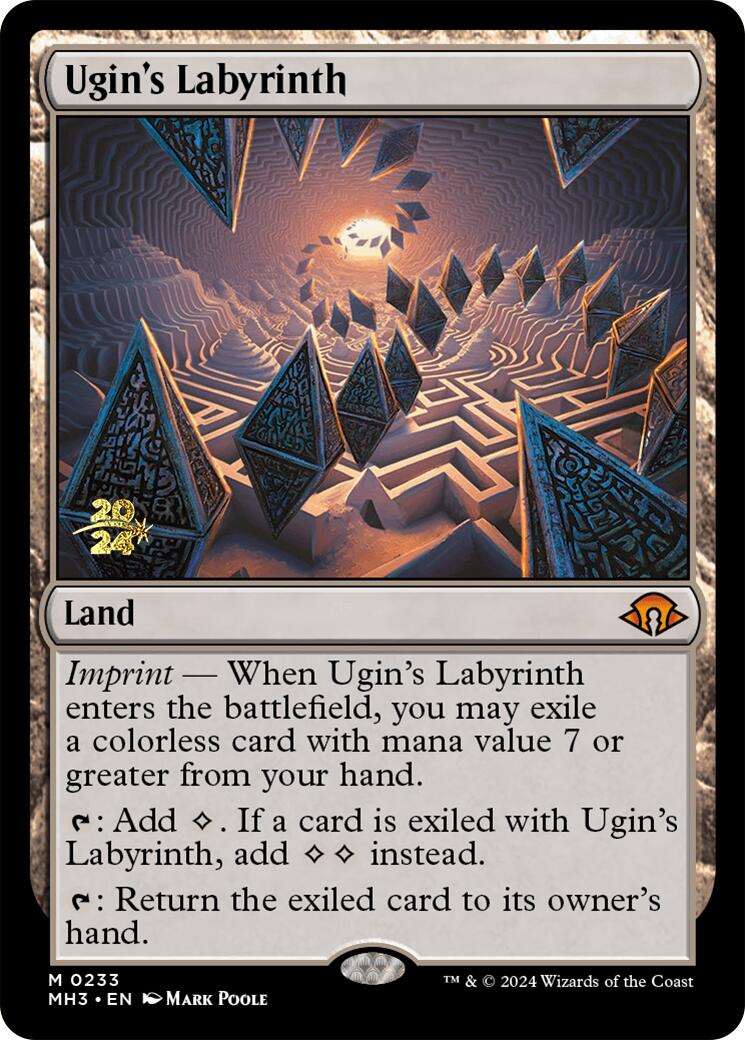 Ugin's Labyrinth [Modern Horizons 3 Prerelease Promos] | Mindsight Gaming