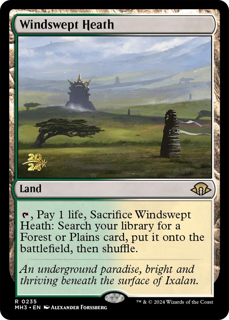 Windswept Heath [Modern Horizons 3 Prerelease Promos] | Mindsight Gaming