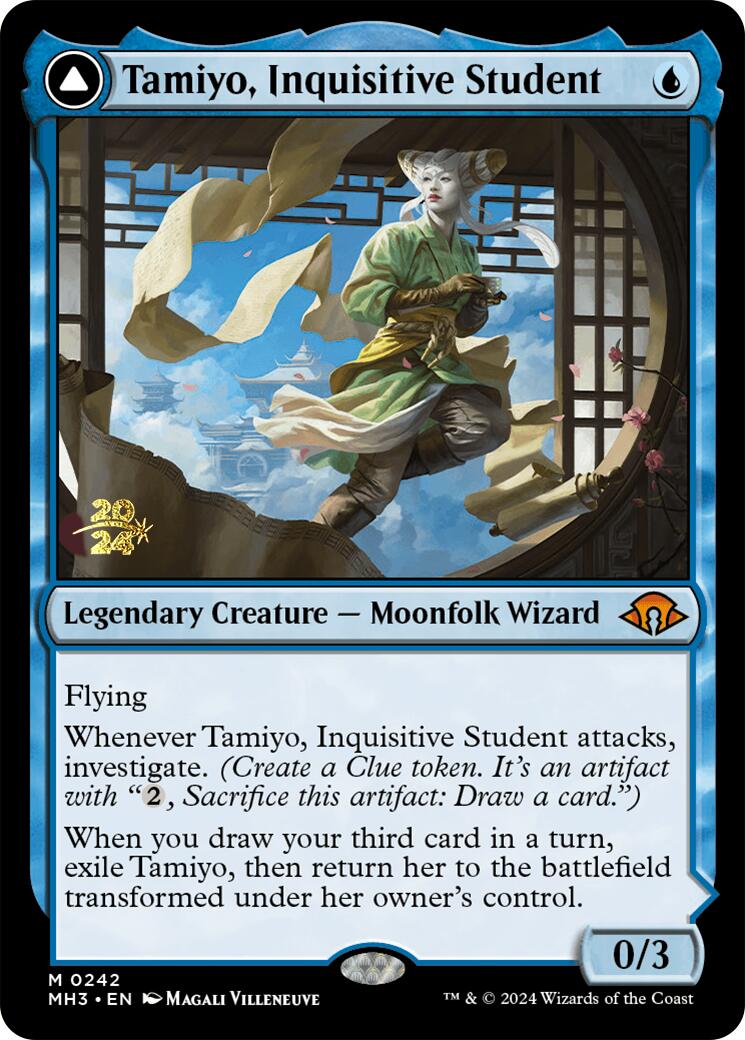 Tamiyo, Inquisitive Student [Modern Horizons 3 Prerelease Promos] | Mindsight Gaming