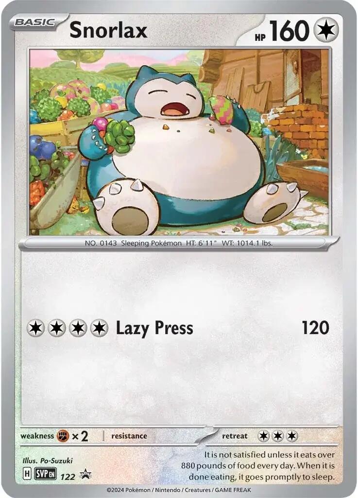 Snorlax (122) [Scarlet & Violet: Black Star Promos] | Mindsight Gaming