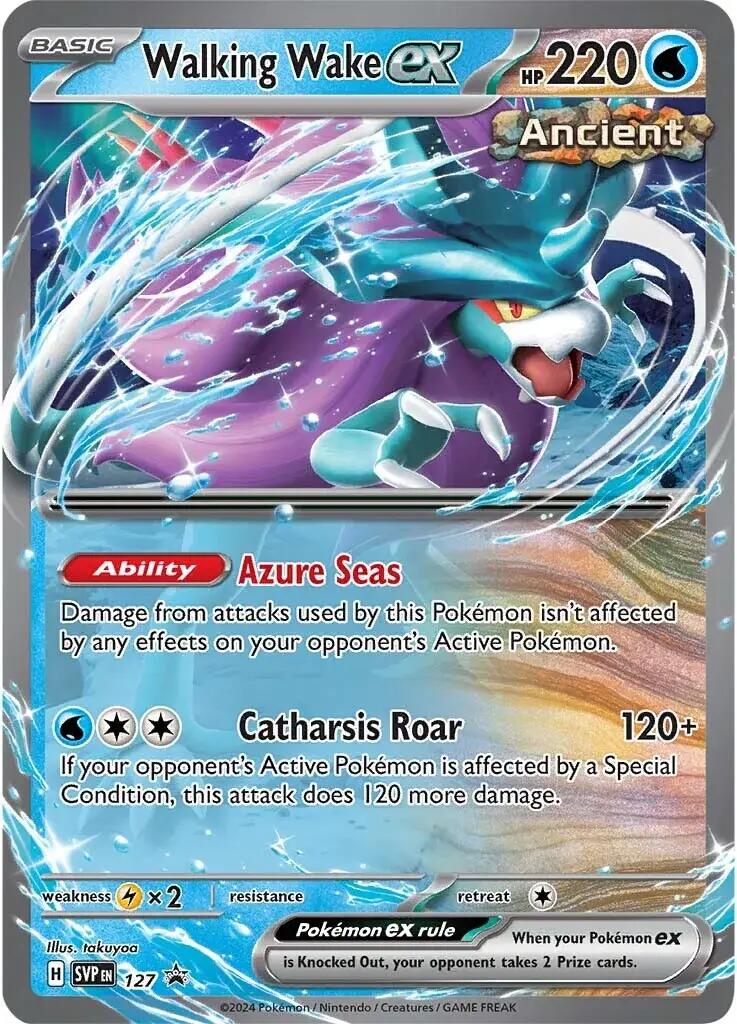 Walking Wake ex (127) [Scarlet & Violet: Black Star Promos] | Mindsight Gaming