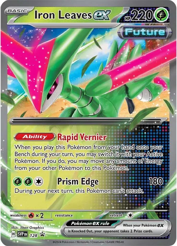 Iron Leaves ex (128) [Scarlet & Violet: Black Star Promos] | Mindsight Gaming