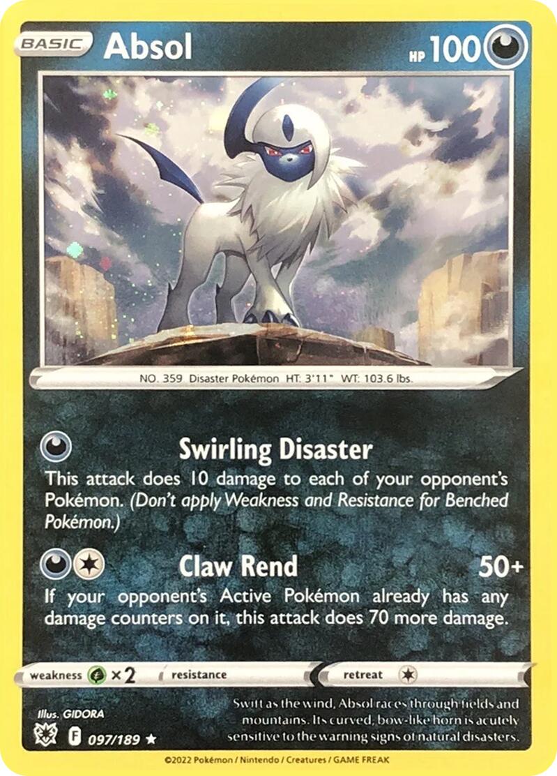 Absol (097/189) (Cosmos Holo) [Miscellaneous Cards] | Mindsight Gaming