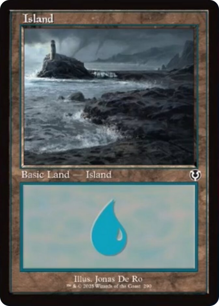 Island (290) (Retro Frame) [Innistrad Remastered] | Mindsight Gaming