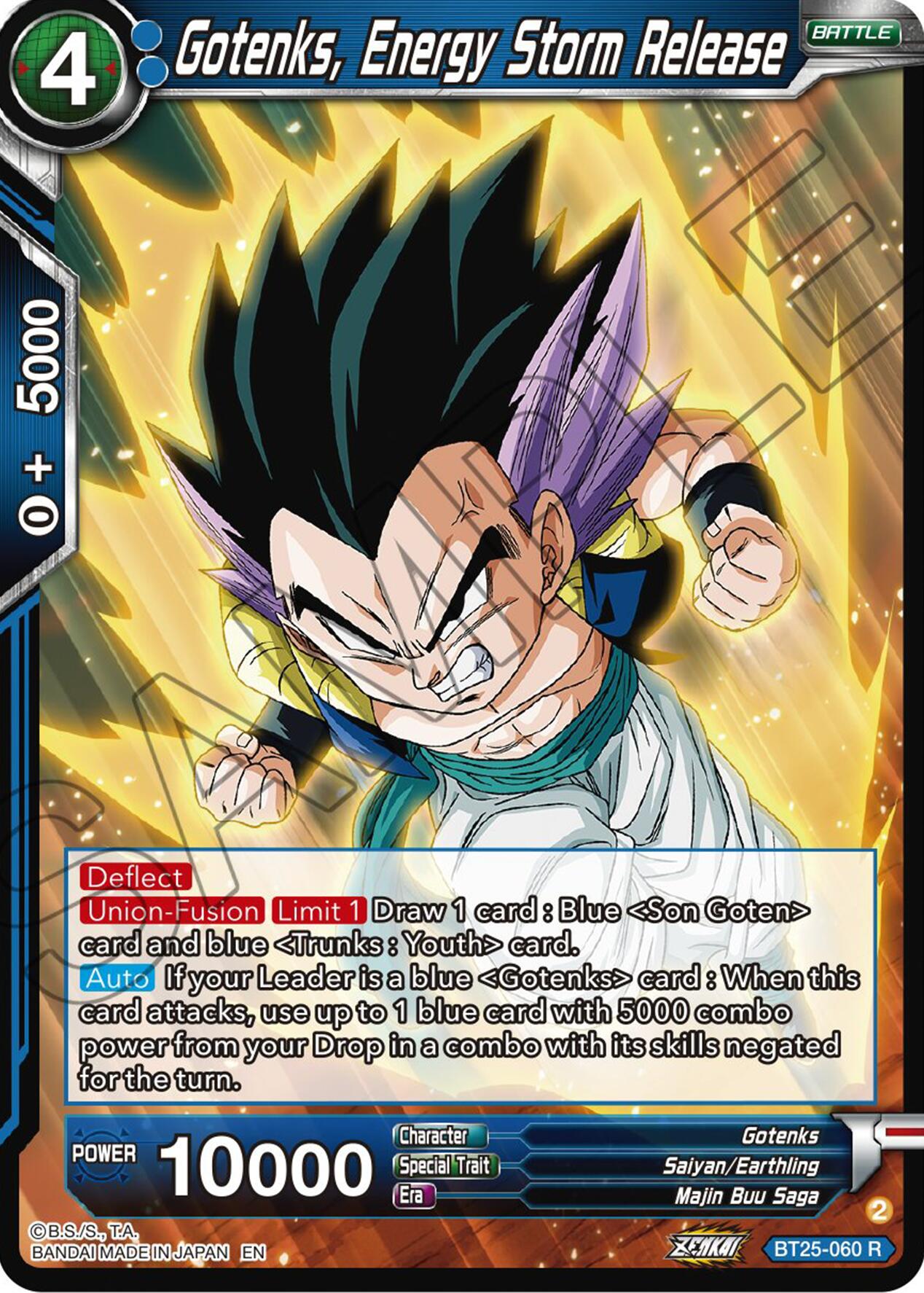 Gotenks, Energy Storm Release (BT25-060) [Legend of the Dragon Balls] | Mindsight Gaming