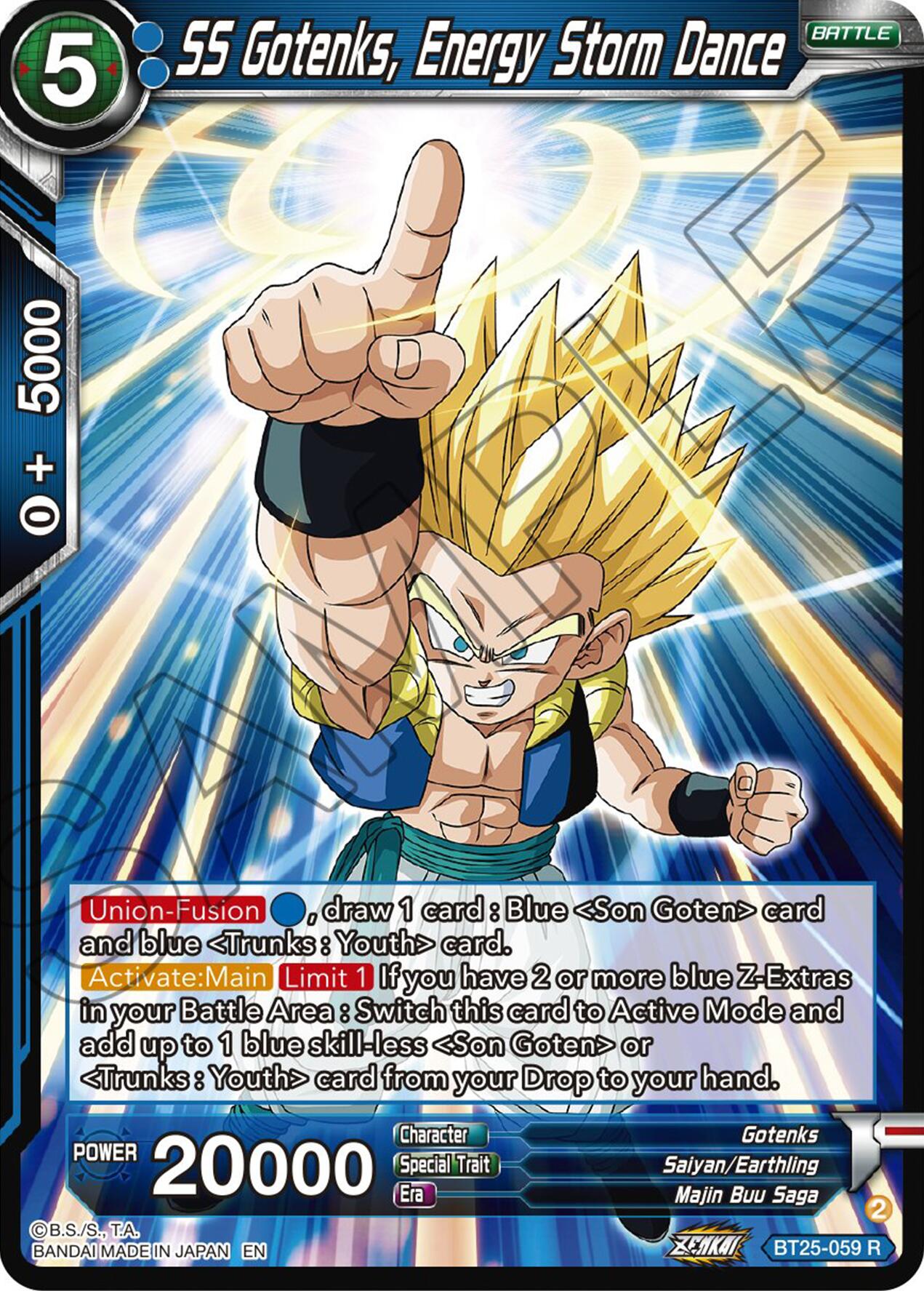 SS Gotenks, Energy Storm Dance (BT25-059) [Legend of the Dragon Balls] | Mindsight Gaming