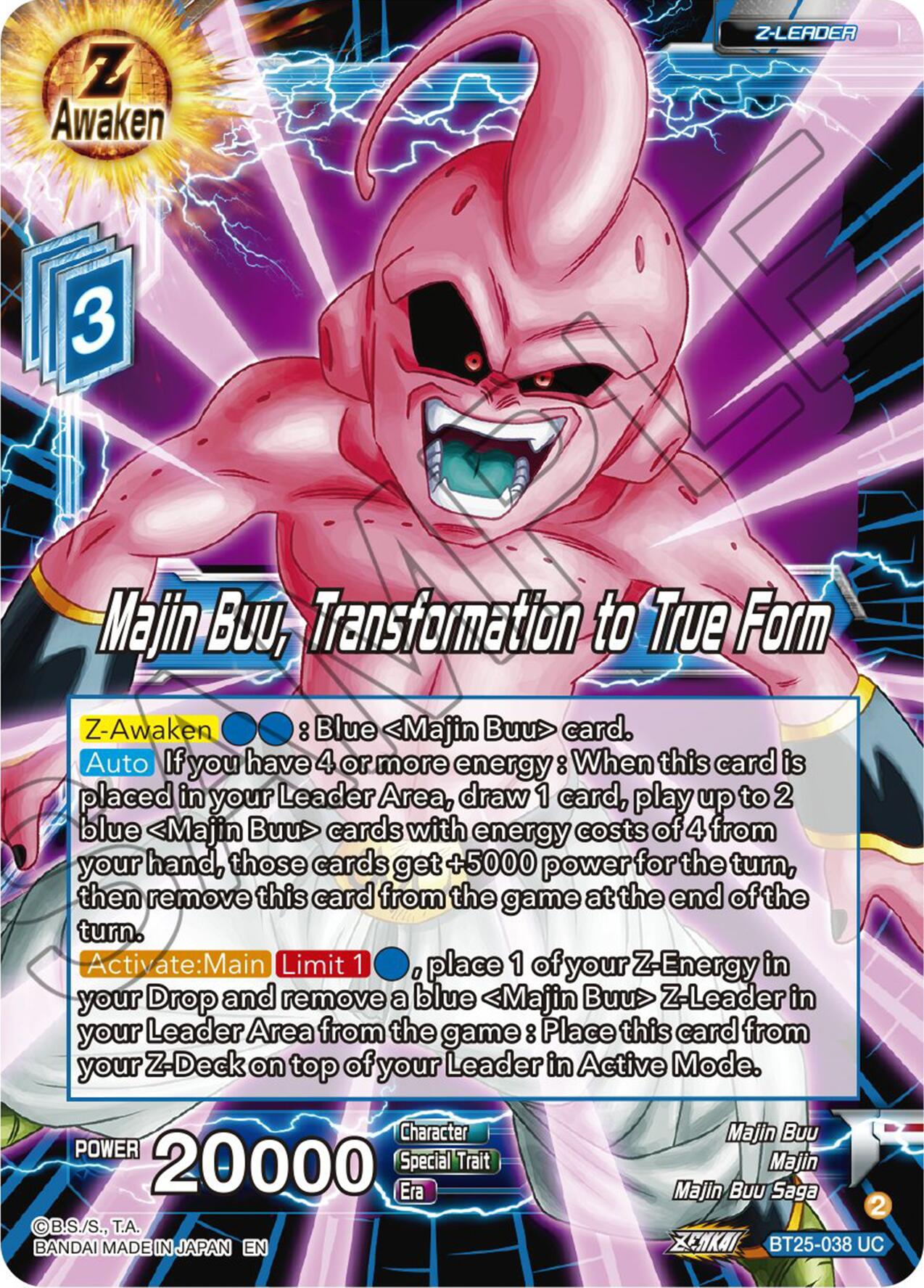 Majin Buu, Transformation to True Form (BT25-038) [Legend of the Dragon Balls] | Mindsight Gaming