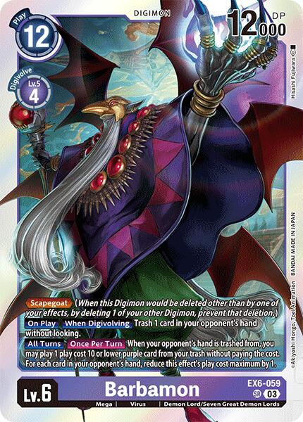 Barbamon [EX6-059] [Infernal Ascension] | Mindsight Gaming