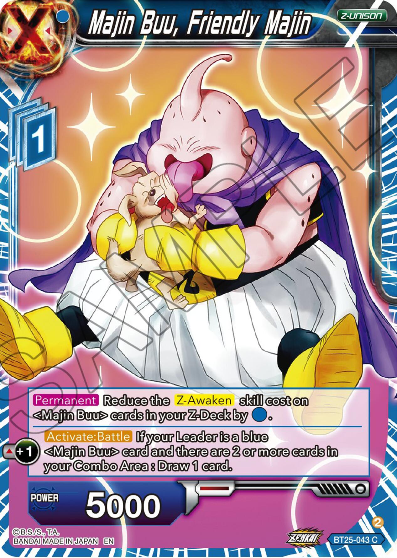 Majin Buu, Friendly Majin (BT25-043) [Legend of the Dragon Balls] | Mindsight Gaming