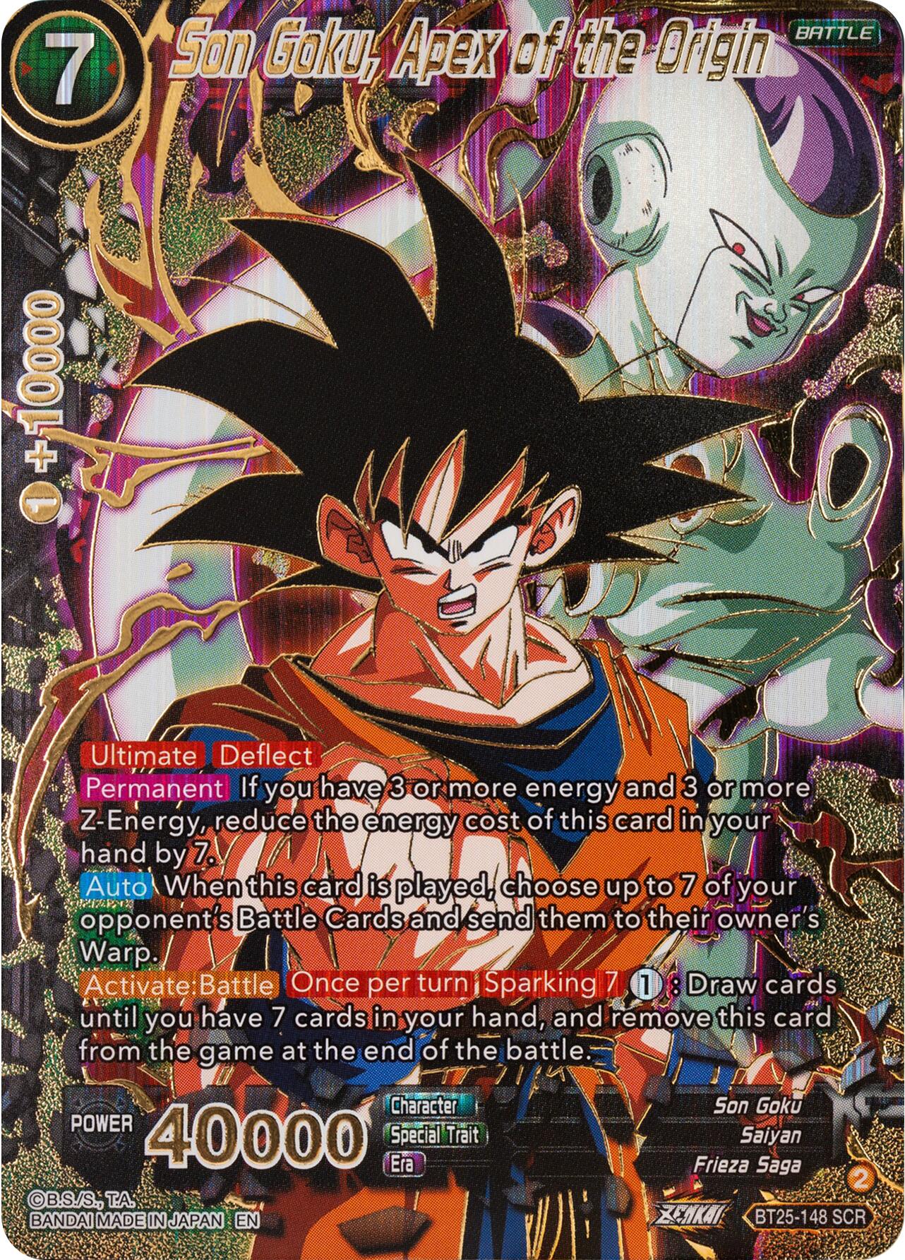 Son Goku, Apex of the Origin (BT25-148) [Legend of the Dragon Balls] | Mindsight Gaming