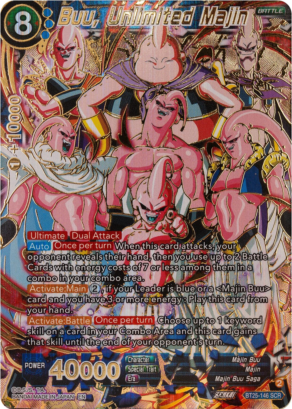 Buu, Unlimited Majin (BT25-146) [Legend of the Dragon Balls] | Mindsight Gaming