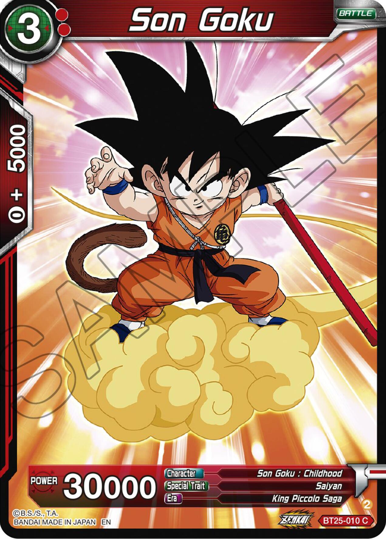 Son Goku (BT25-010) [Legend of the Dragon Balls] | Mindsight Gaming