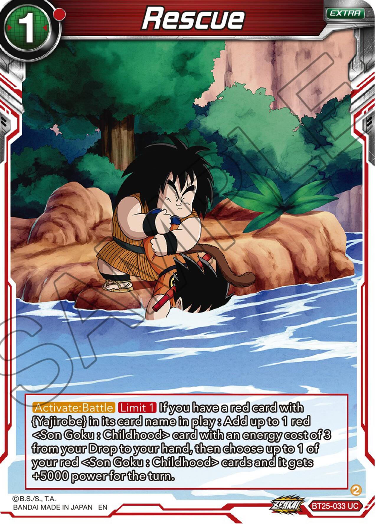 Rescue (BT25-033) [Legend of the Dragon Balls] | Mindsight Gaming