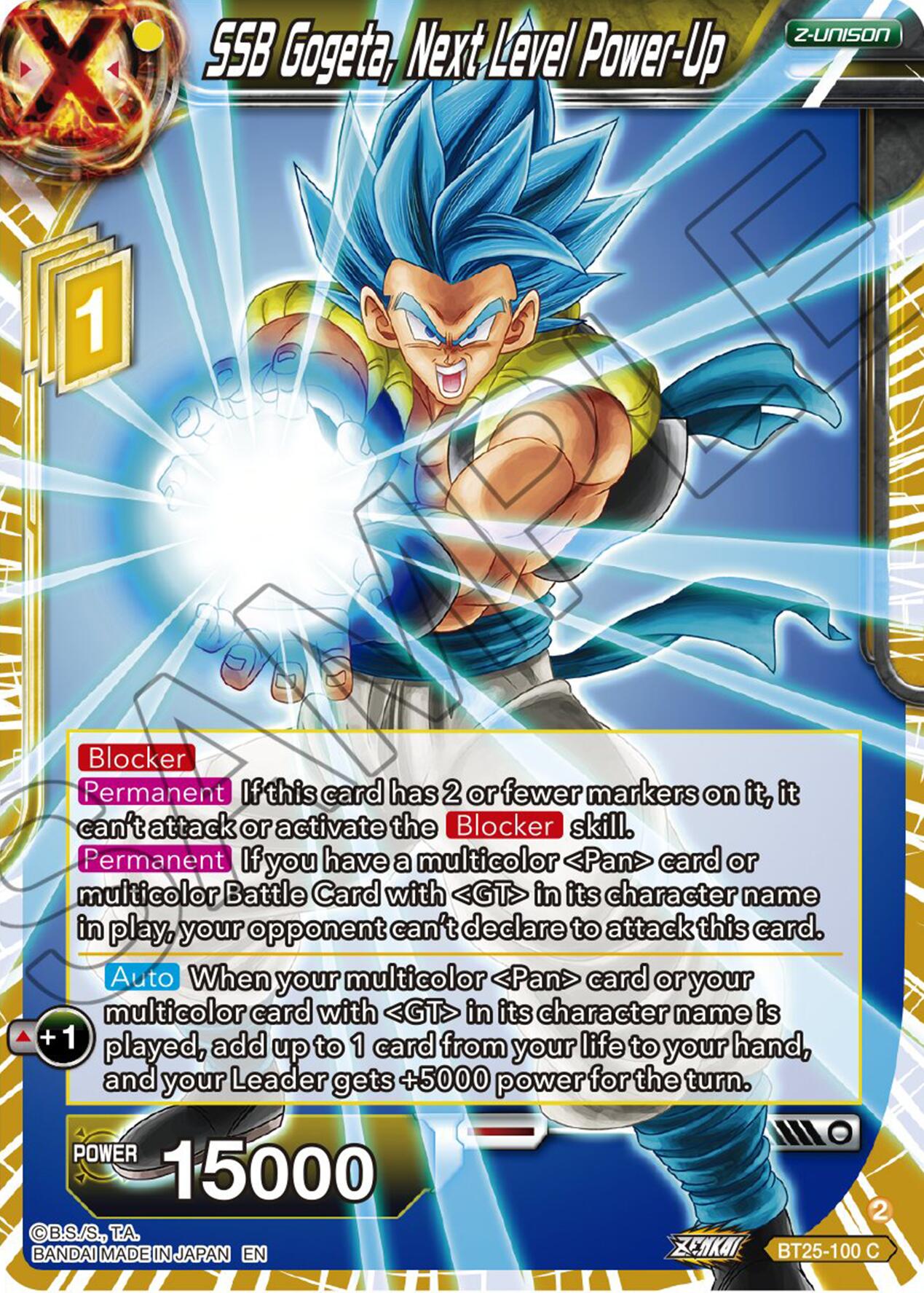 SSB Gogeta, Next Level Power-Up (BT25-100) [Legend of the Dragon Balls] | Mindsight Gaming