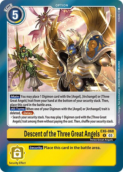 Descent of the Three Great Angels [EX6-068] [Infernal Ascension] | Mindsight Gaming