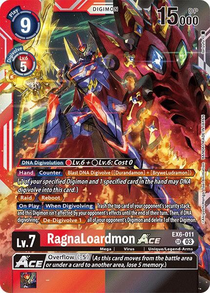 RagnaLoardmon ACE [EX6-011] [Infernal Ascension] | Mindsight Gaming