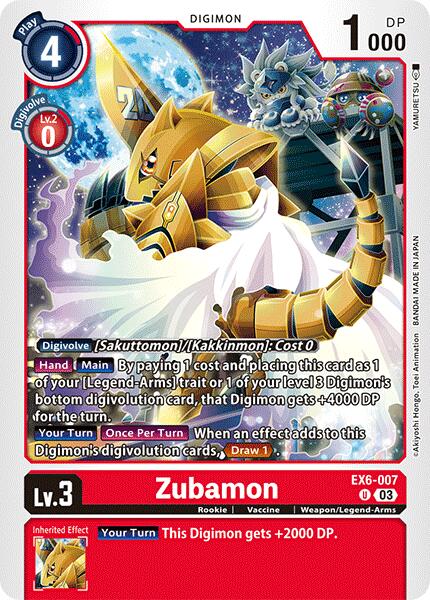 Zubamon [EX6-007] [Infernal Ascension] | Mindsight Gaming