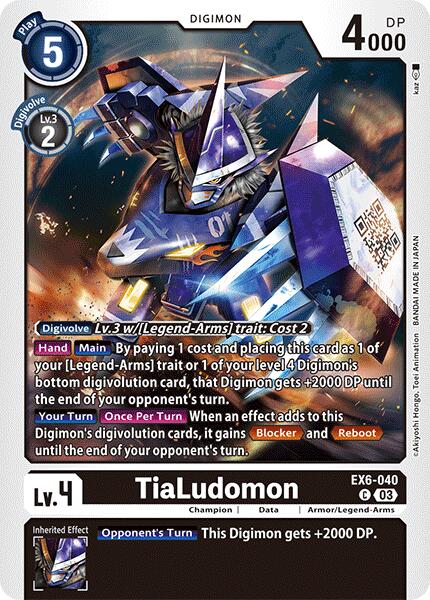 TiaLudomon [EX6-040] [Infernal Ascension] | Mindsight Gaming