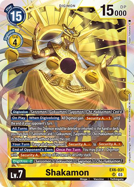 Shakamon [EX6-031] [Infernal Ascension] | Mindsight Gaming