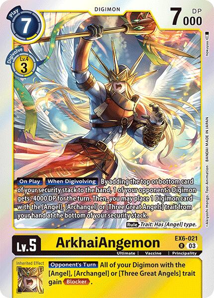 ArkhaiAngemon [EX6-021] [Infernal Ascension] | Mindsight Gaming