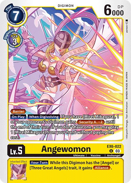 Angewomon [EX6-022] [Infernal Ascension] | Mindsight Gaming