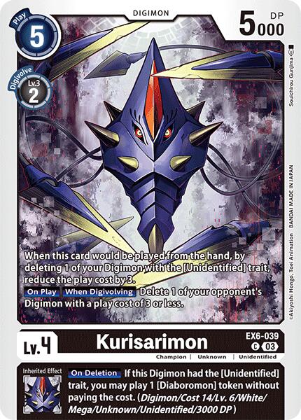 Kurisarimon [EX6-039] [Infernal Ascension] | Mindsight Gaming