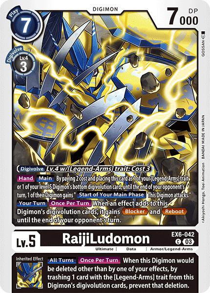 RaijiLudomon [EX6-042] [Infernal Ascension] | Mindsight Gaming