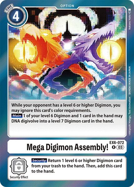 Mega Digimon Assembly! [EX6-072] [Infernal Ascension] | Mindsight Gaming