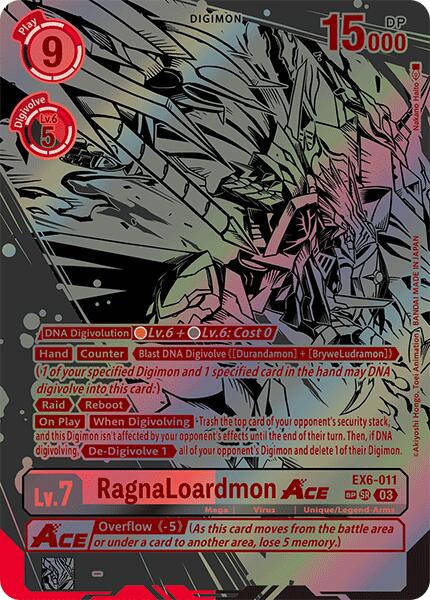 RagnaLoardmon ACE [EX6-011] (Textured) [Infernal Ascension] | Mindsight Gaming