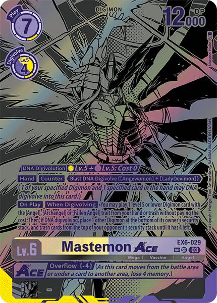 Mastemon ACE [EX6-029] (Textured) [Infernal Ascension] | Mindsight Gaming