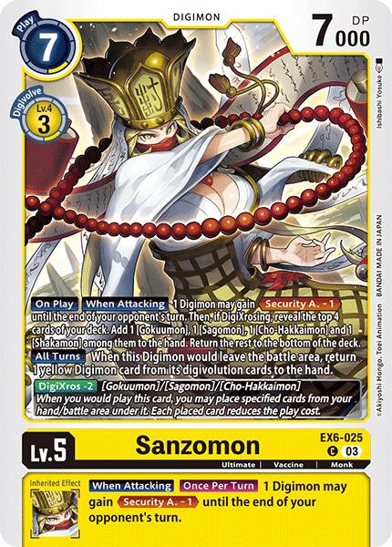 Sanzomon [EX6-025] [Infernal Ascension] | Mindsight Gaming