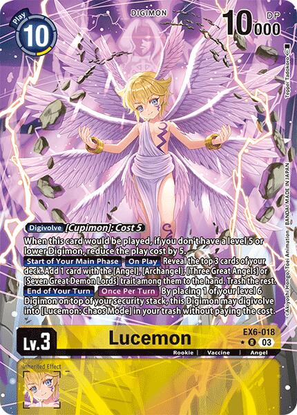 Lucemon [EX6-018] (Alternate Art) [Infernal Ascension] | Mindsight Gaming