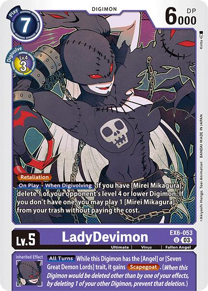 LadyDevimon [EX6-053] [Infernal Ascension] | Mindsight Gaming