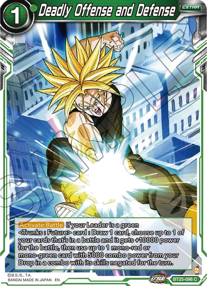 Deadly Offense and Defense (BT25-096) [Legend of the Dragon Balls] | Mindsight Gaming