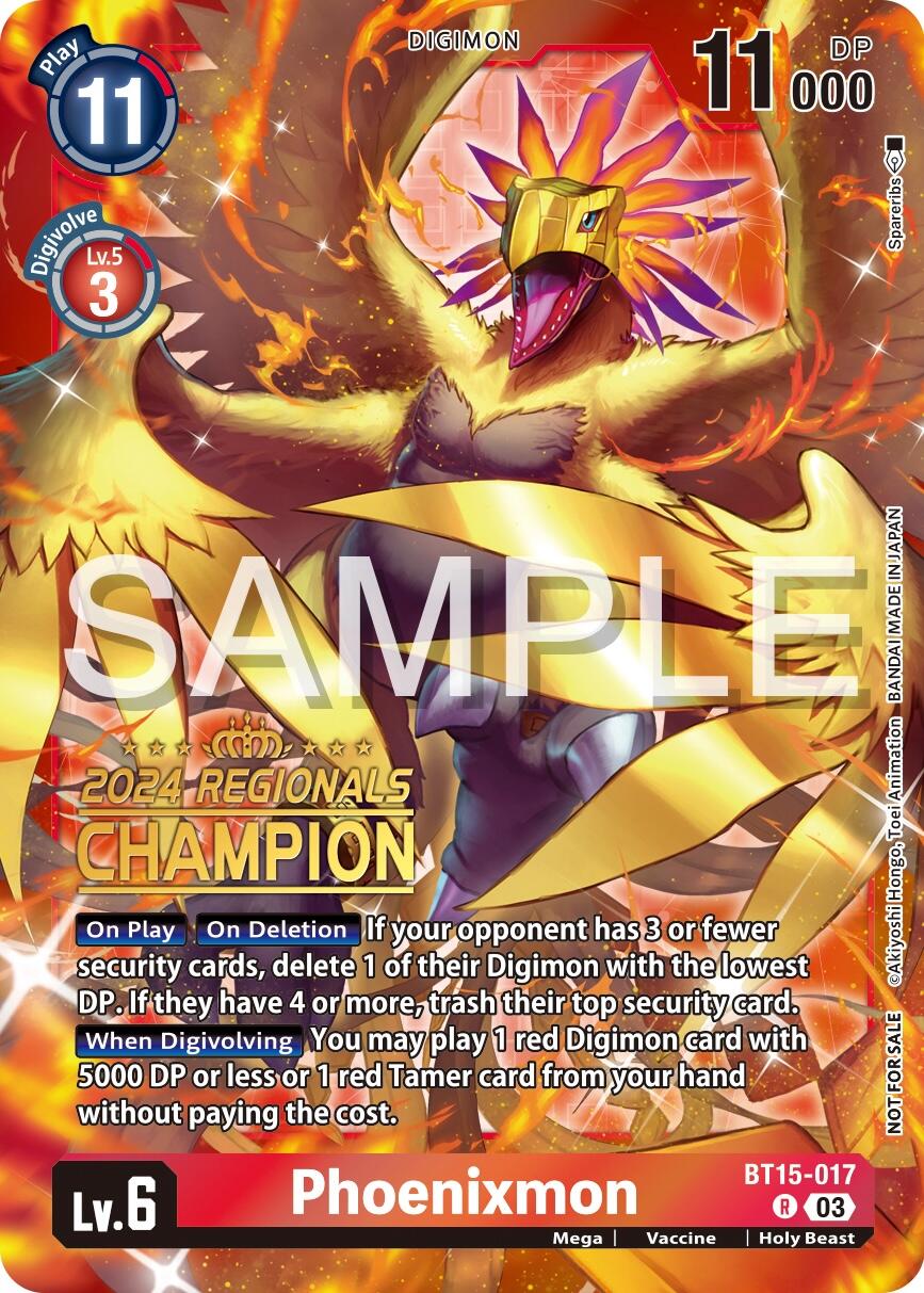 Phoenixmon [BT15-017] (2024 Regionals Champion) [Exceed Apocalypse] | Mindsight Gaming