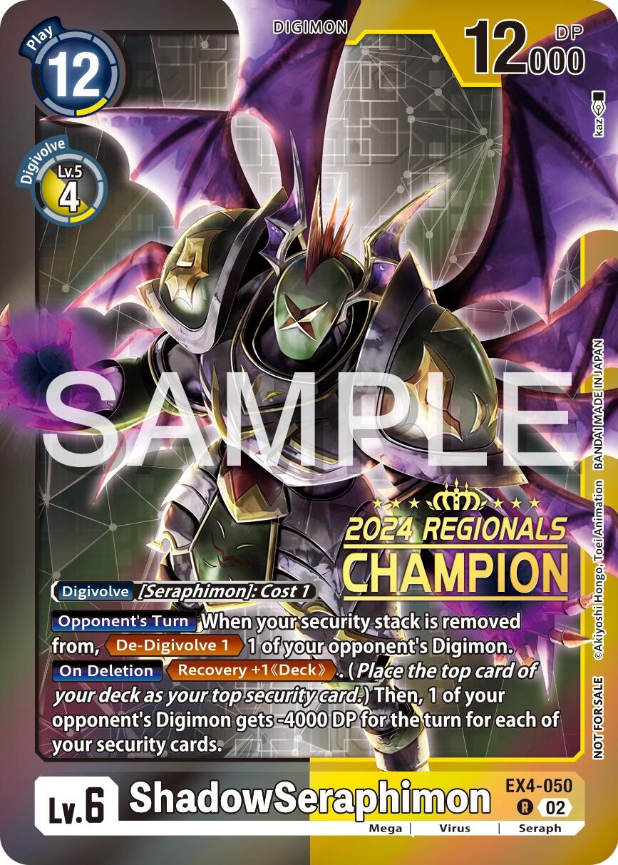 ShadowSeraphimon [EX4-050] (2024 Regionals Champion) [Alternative Being Booster] | Mindsight Gaming