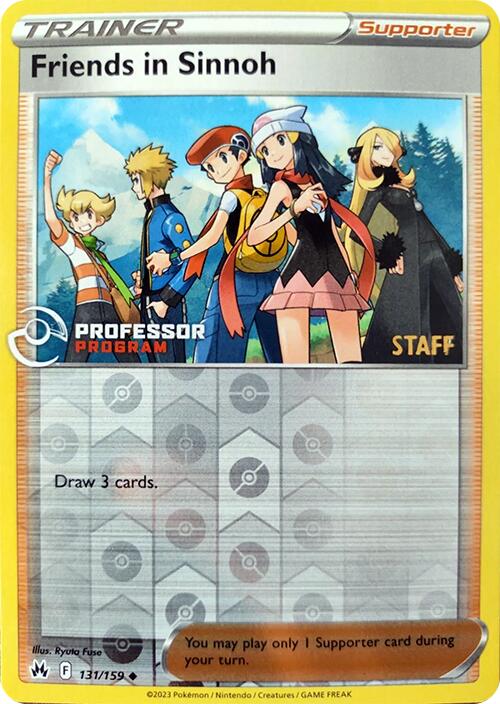 Friends in Sinnoh (131/159) (2023 Staff) [Professor Program Promos] | Mindsight Gaming