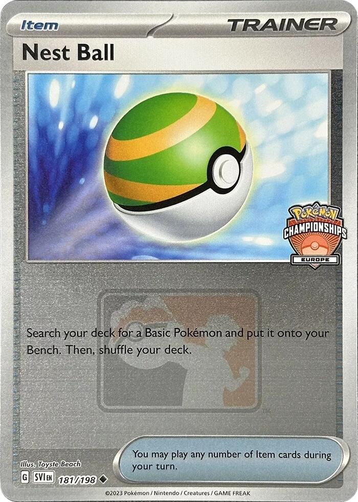 Nest Ball (181/198) (2024 Europe Championships) [League & Championship Cards] | Mindsight Gaming